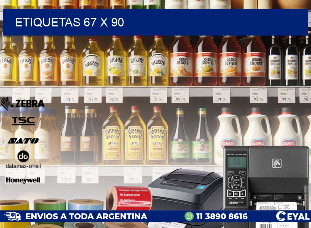 ETIQUETAS 67 x 90