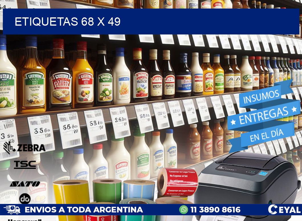 ETIQUETAS 68 x 49