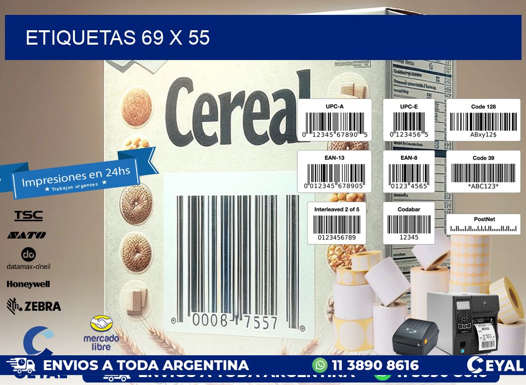 ETIQUETAS 69 x 55