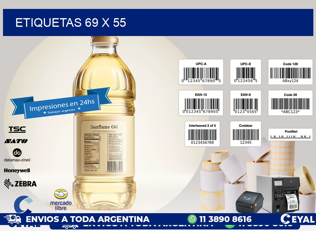 ETIQUETAS 69 x 55