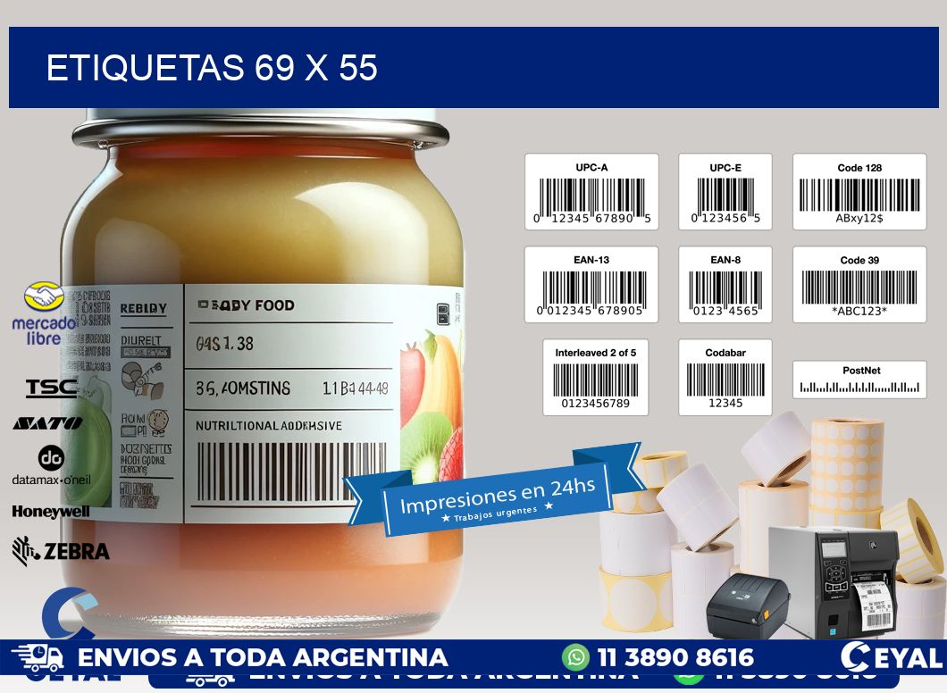 ETIQUETAS 69 x 55
