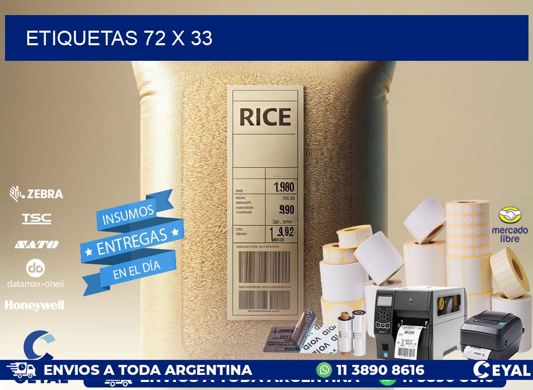 ETIQUETAS 72 x 33