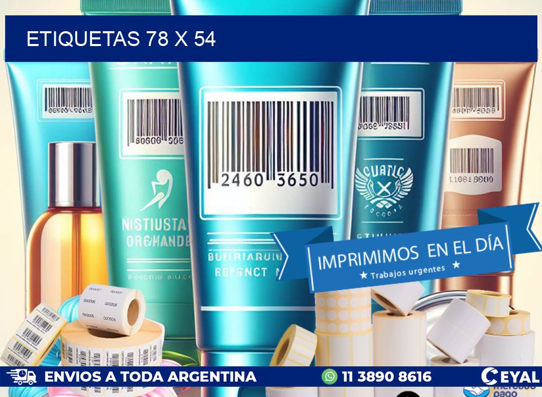 ETIQUETAS 78 x 54