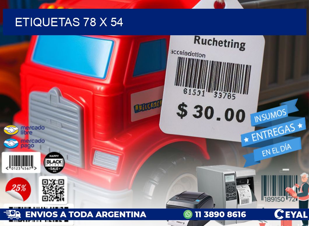 ETIQUETAS 78 x 54