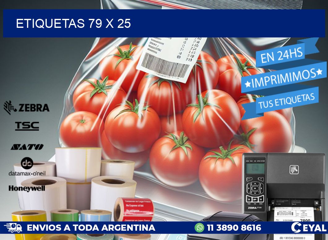 ETIQUETAS 79 x 25