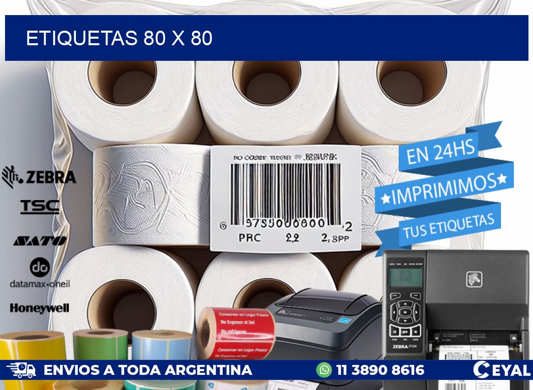 ETIQUETAS 80 x 80
