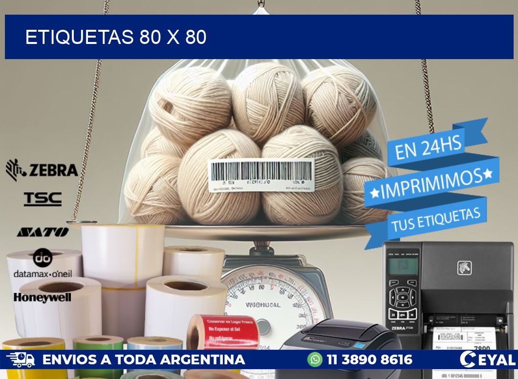 ETIQUETAS 80 x 80