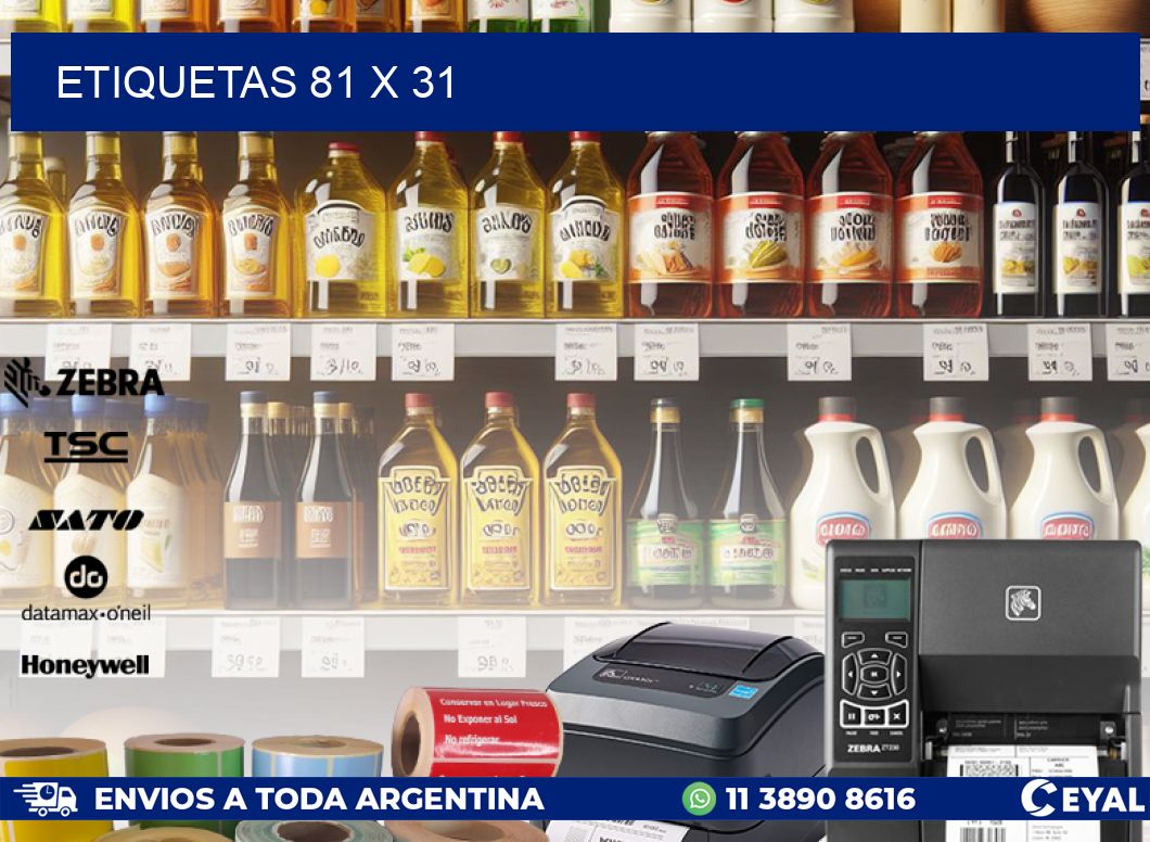 ETIQUETAS 81 x 31