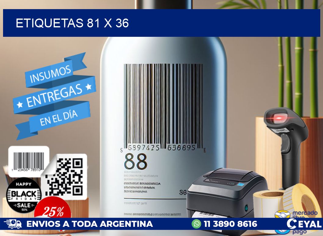 ETIQUETAS 81 x 36