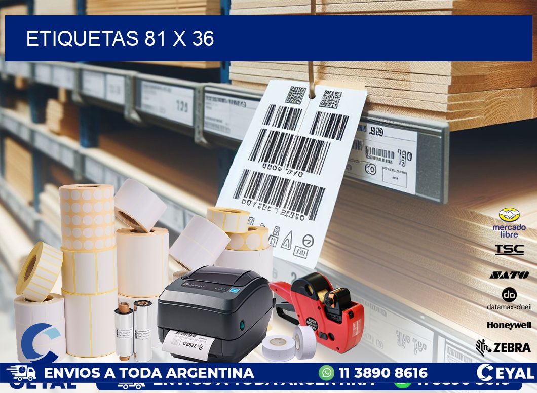 ETIQUETAS 81 x 36