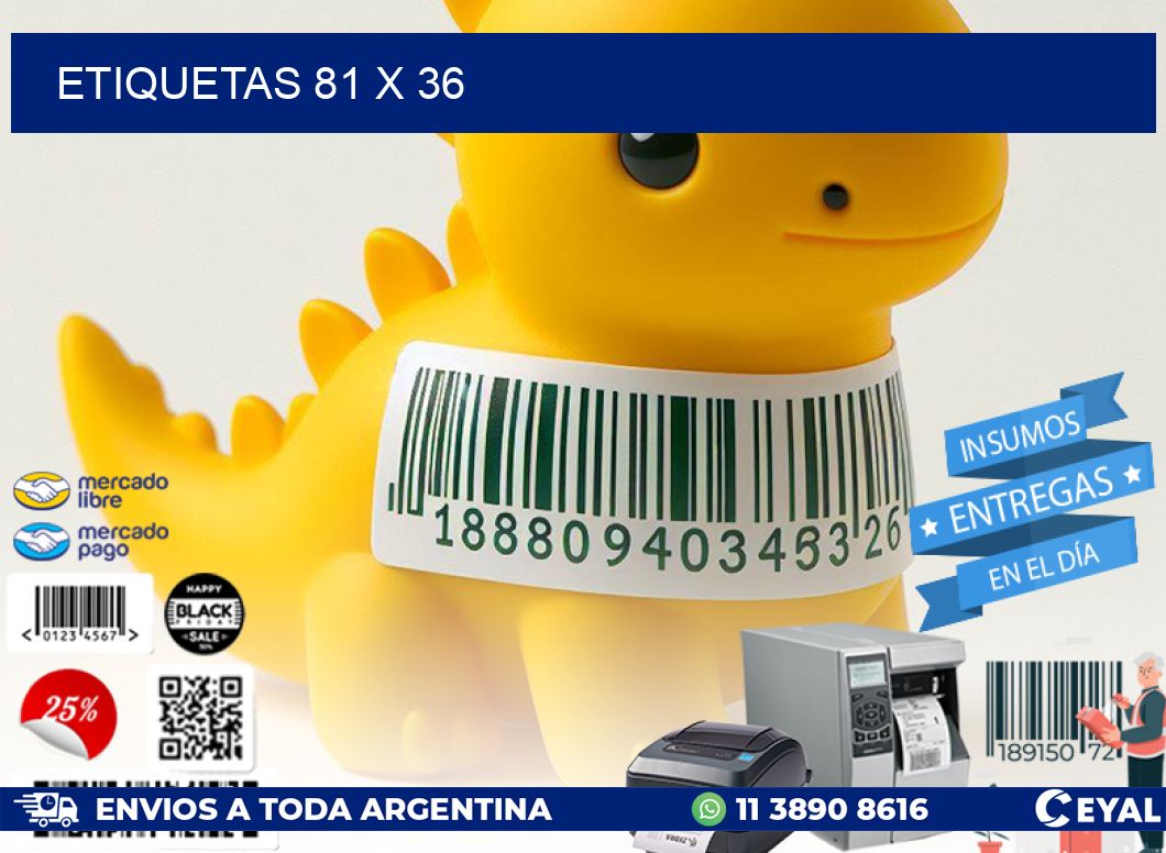 ETIQUETAS 81 x 36