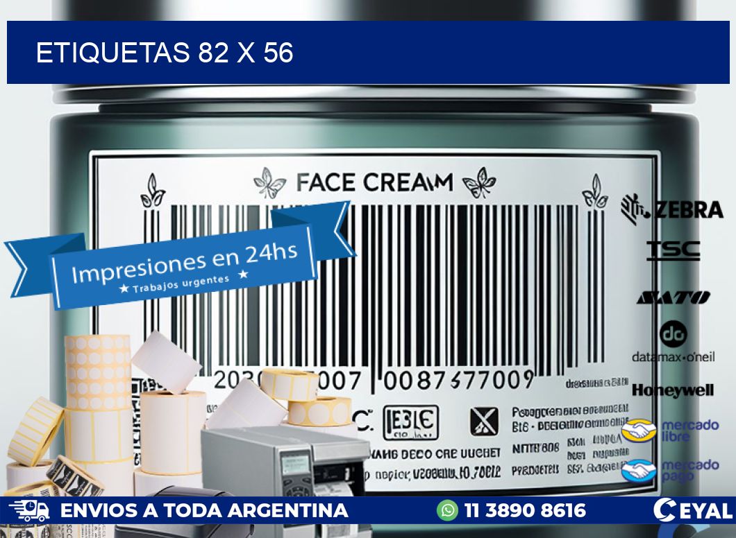 ETIQUETAS 82 x 56
