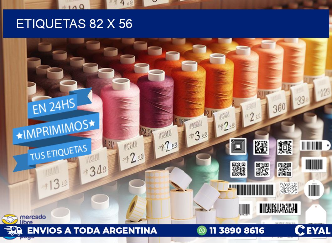 ETIQUETAS 82 x 56
