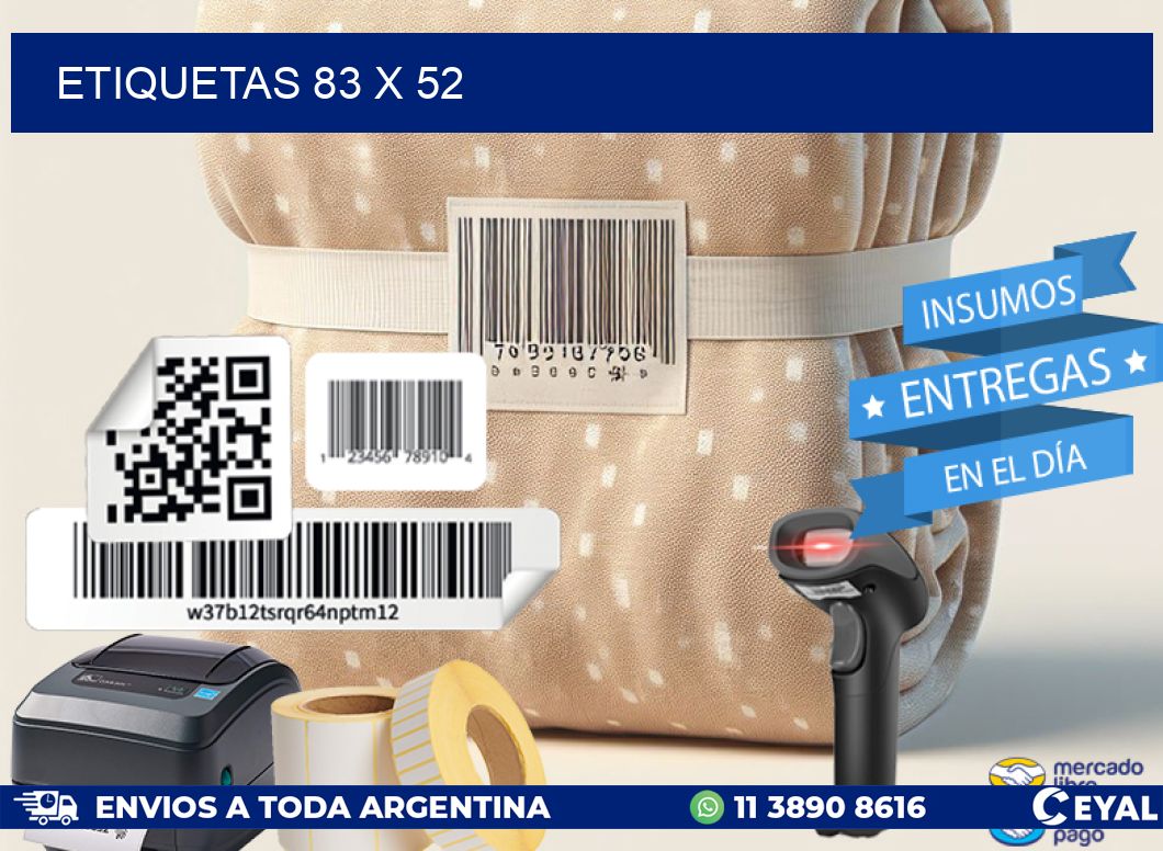 ETIQUETAS 83 x 52