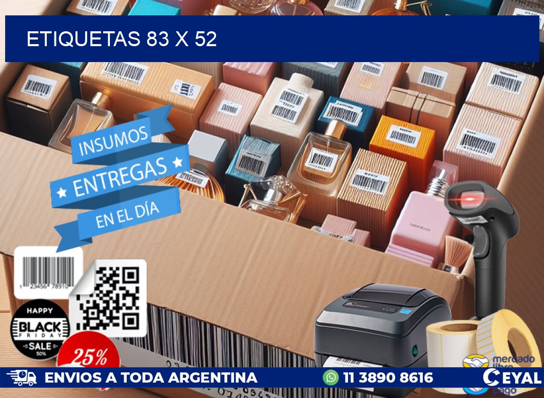 ETIQUETAS 83 x 52