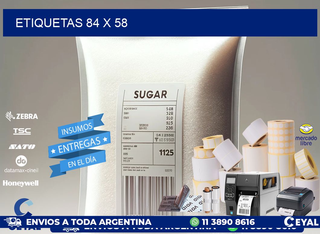 ETIQUETAS 84 x 58
