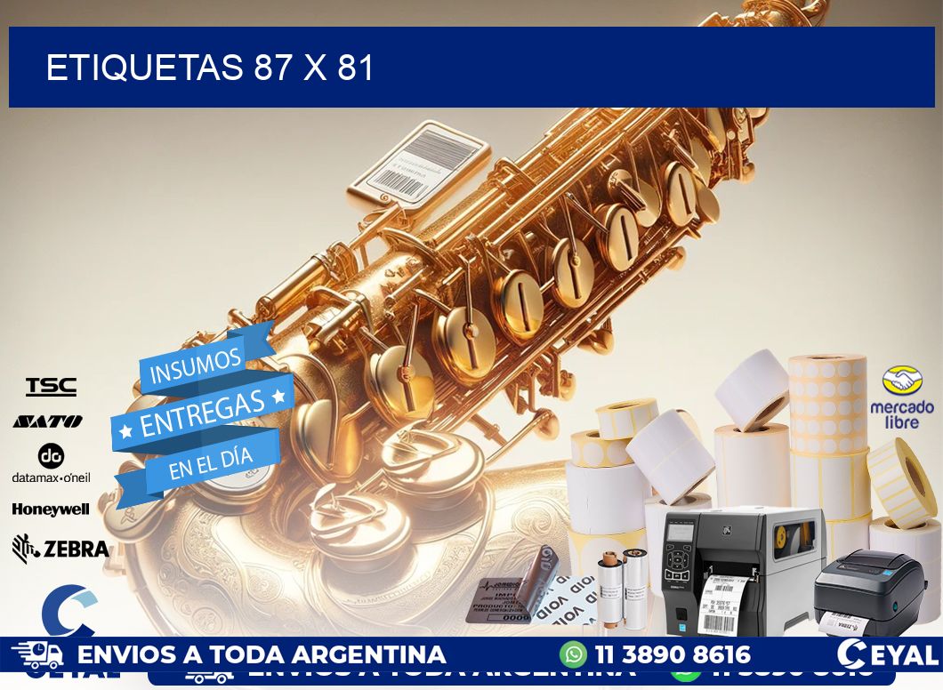 ETIQUETAS 87 x 81
