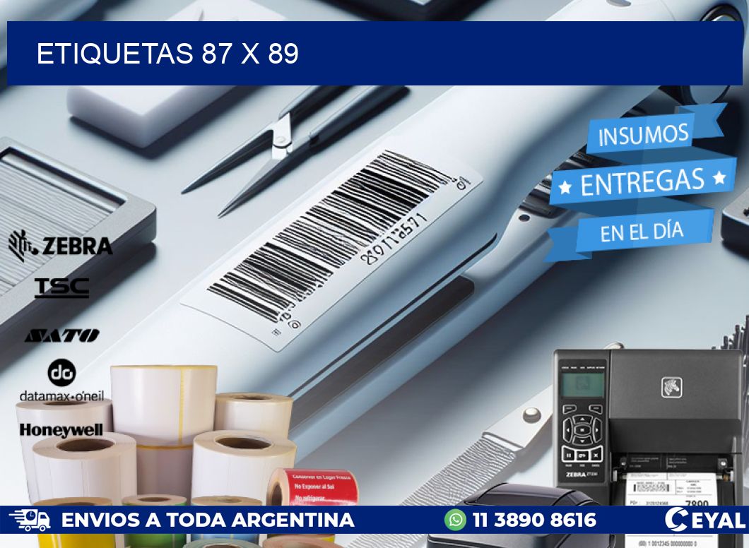 ETIQUETAS 87 x 89