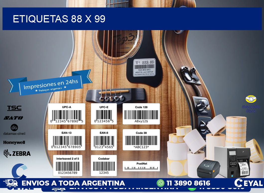 ETIQUETAS 88 x 99