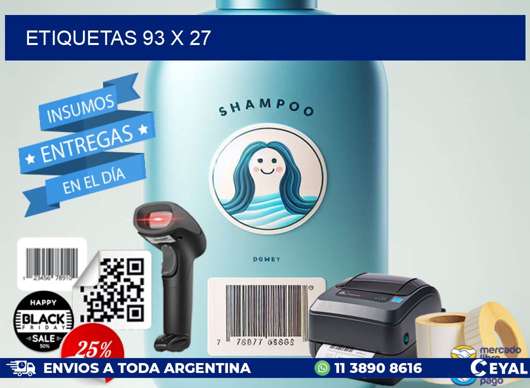 ETIQUETAS 93 x 27