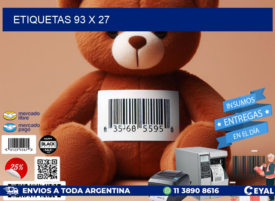 ETIQUETAS 93 x 27