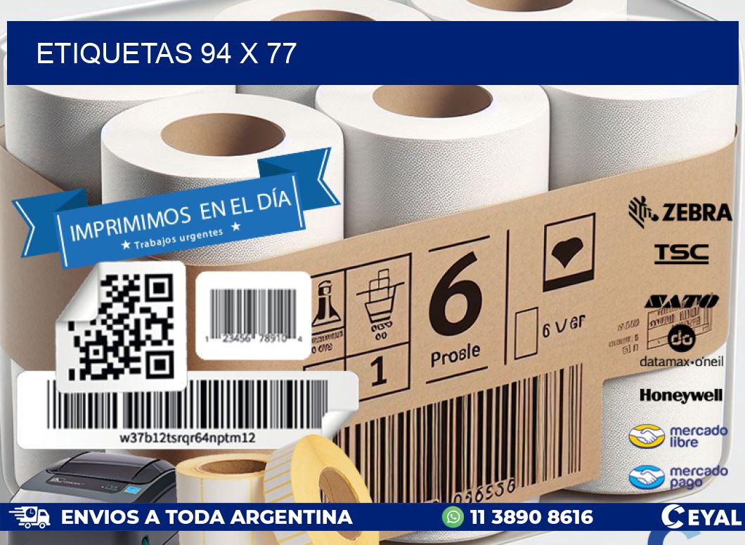 ETIQUETAS 94 x 77