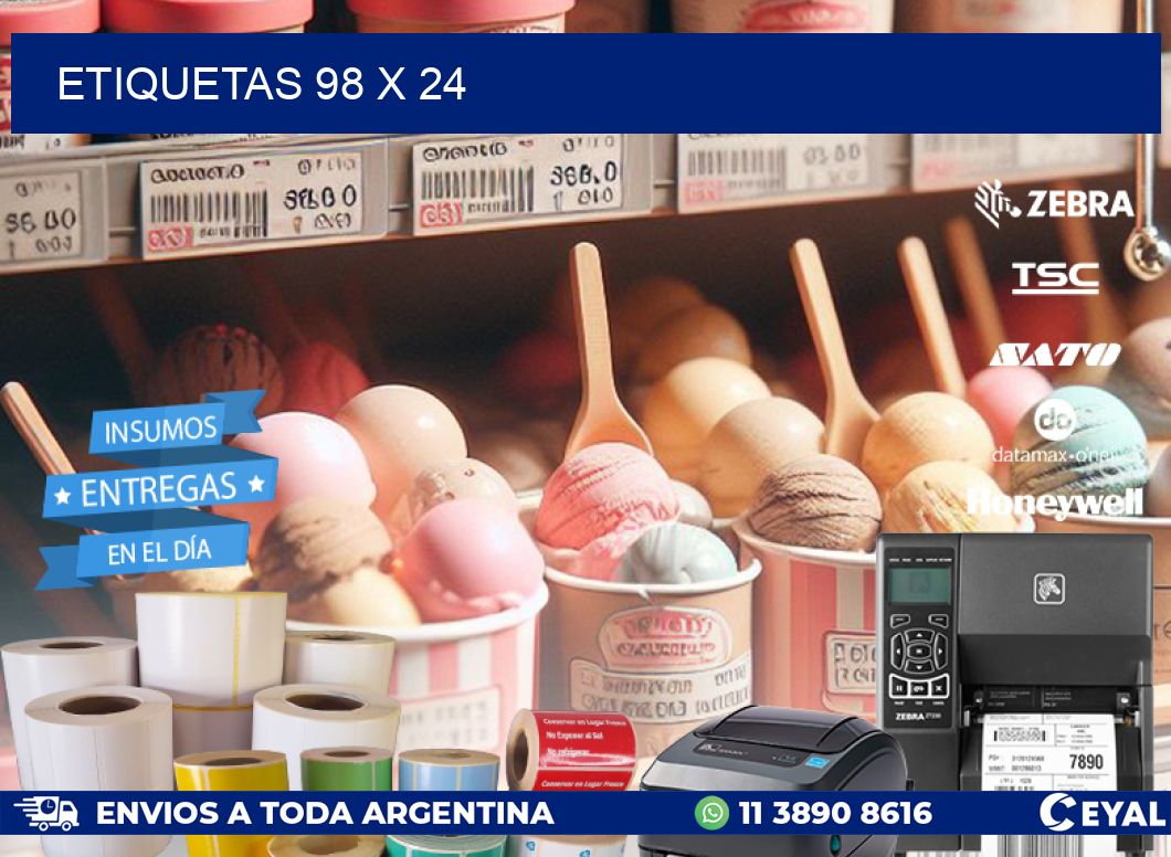 ETIQUETAS 98 x 24