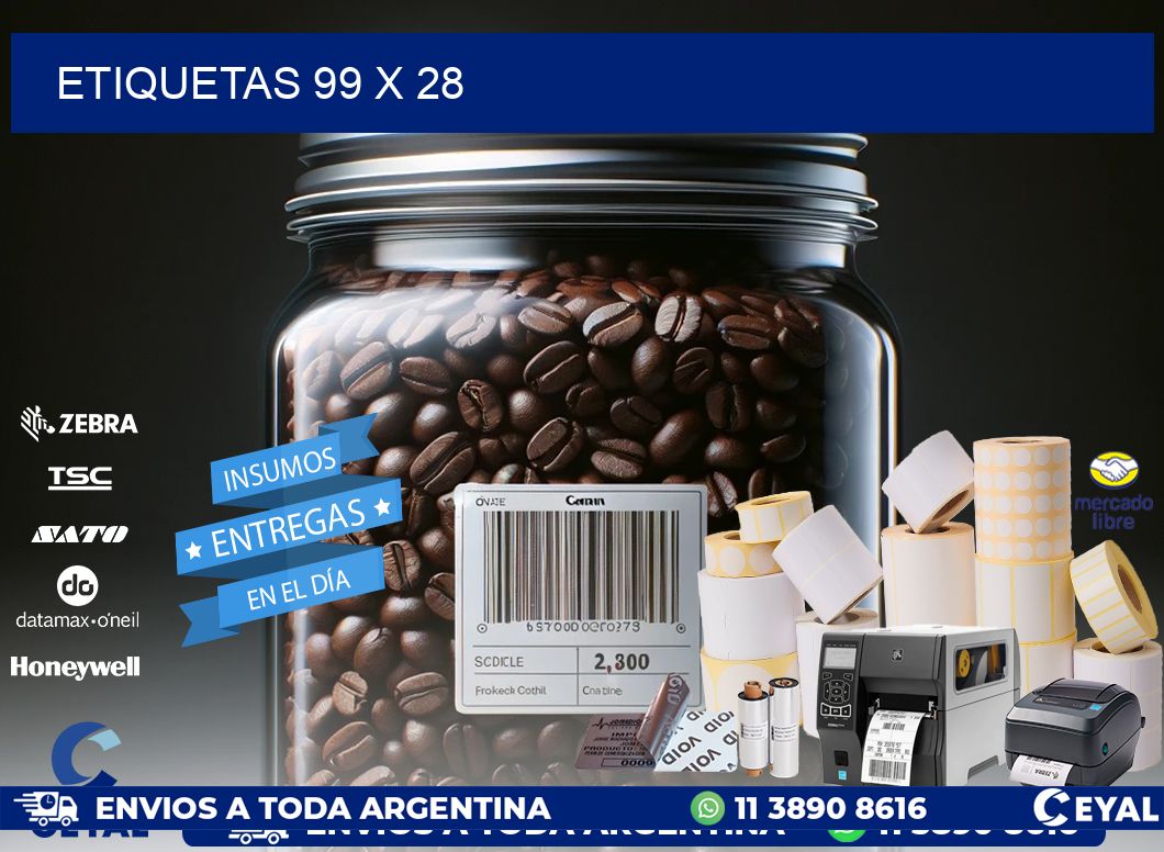 ETIQUETAS 99 x 28