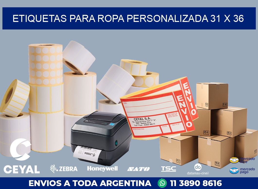 ETIQUETAS PARA ROPA PERSONALIZADA 31 x 36