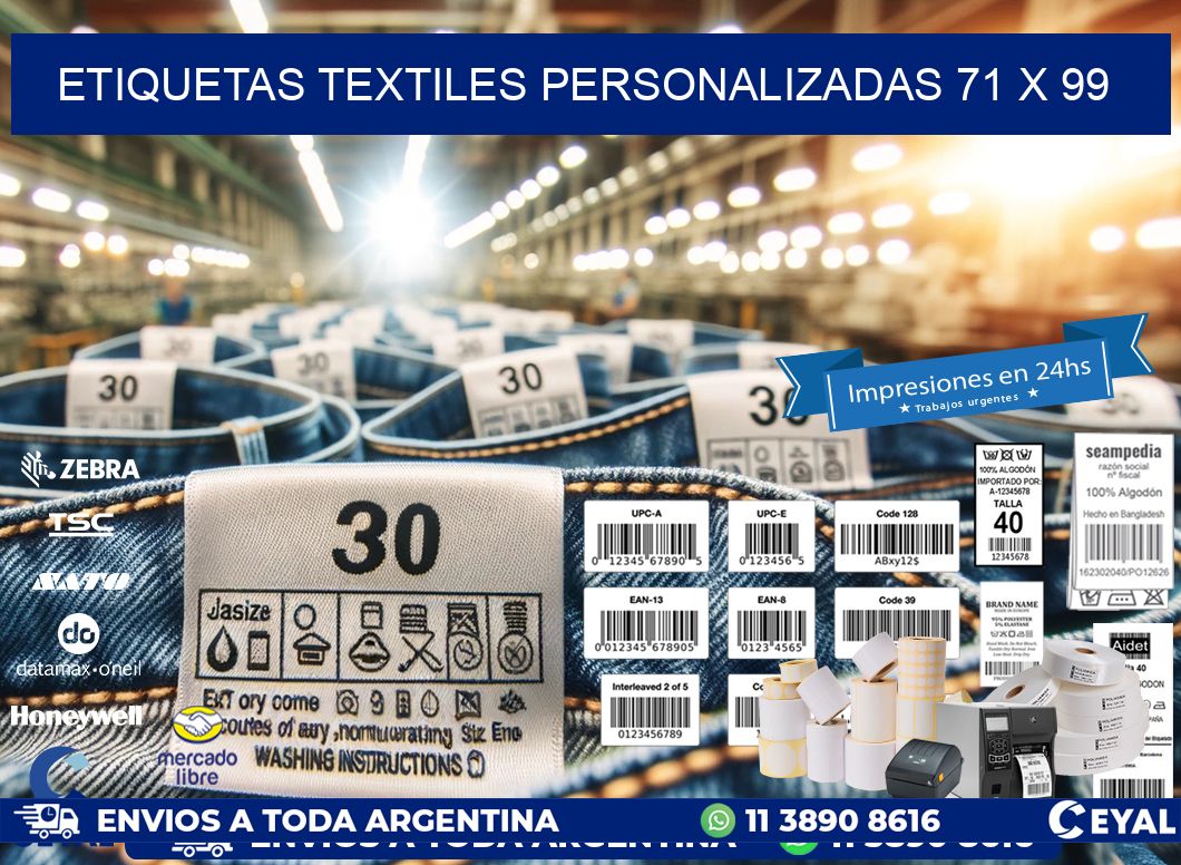 ETIQUETAS TEXTILES PERSONALIZADAS 71 x 99