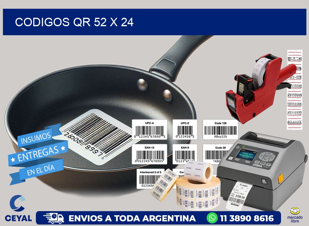 CODIGOS QR 52 x 24