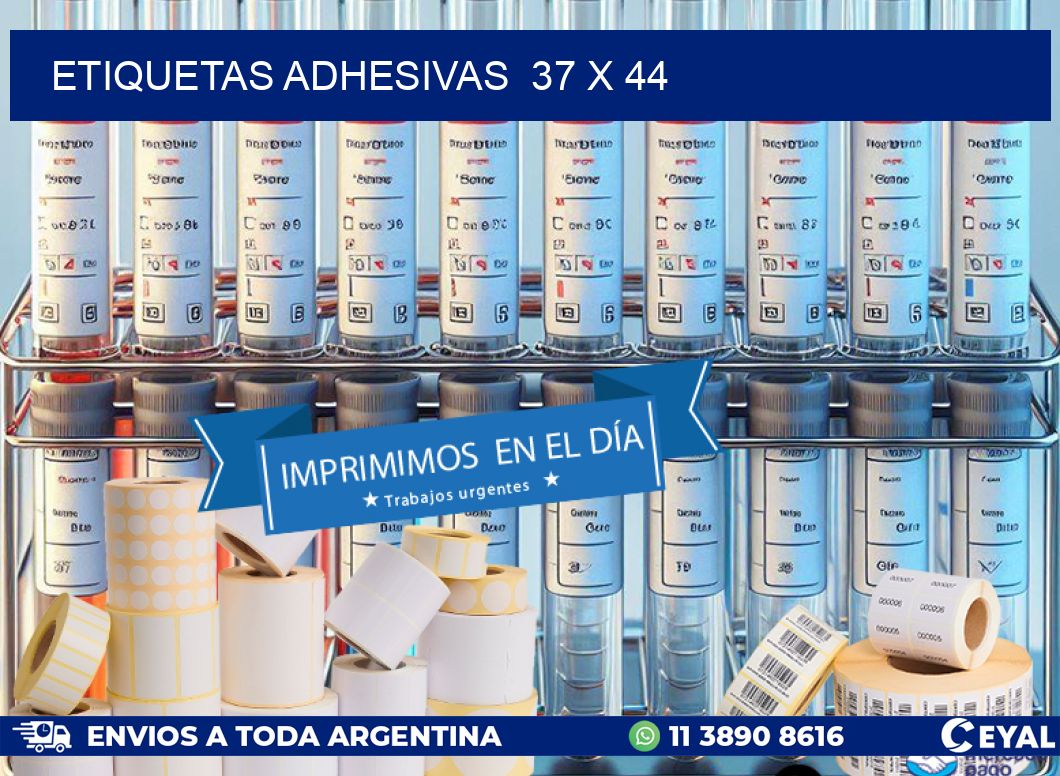 ETIQUETAS ADHESIVAS  37 x 44