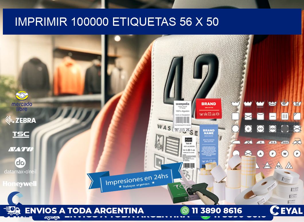 IMPRIMIR 100000 ETIQUETAS 56 x 50