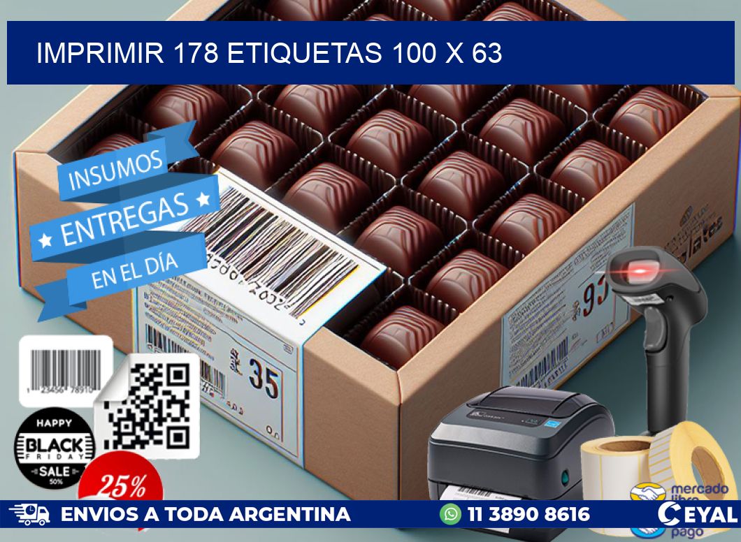 IMPRIMIR 178 ETIQUETAS 100 x 63