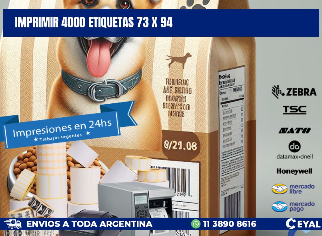 IMPRIMIR 4000 ETIQUETAS 73 x 94