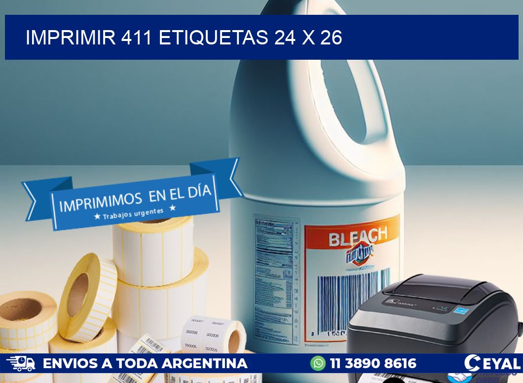 IMPRIMIR 411 ETIQUETAS 24 x 26