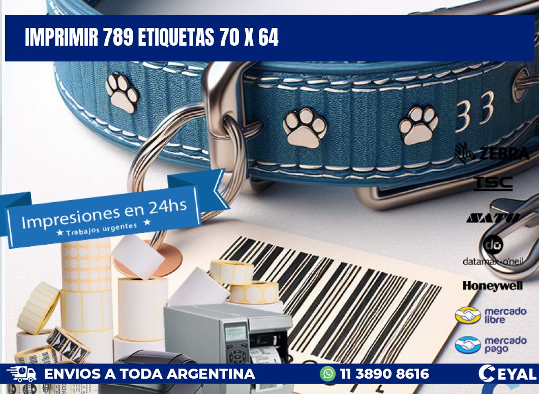 IMPRIMIR 789 ETIQUETAS 70 x 64