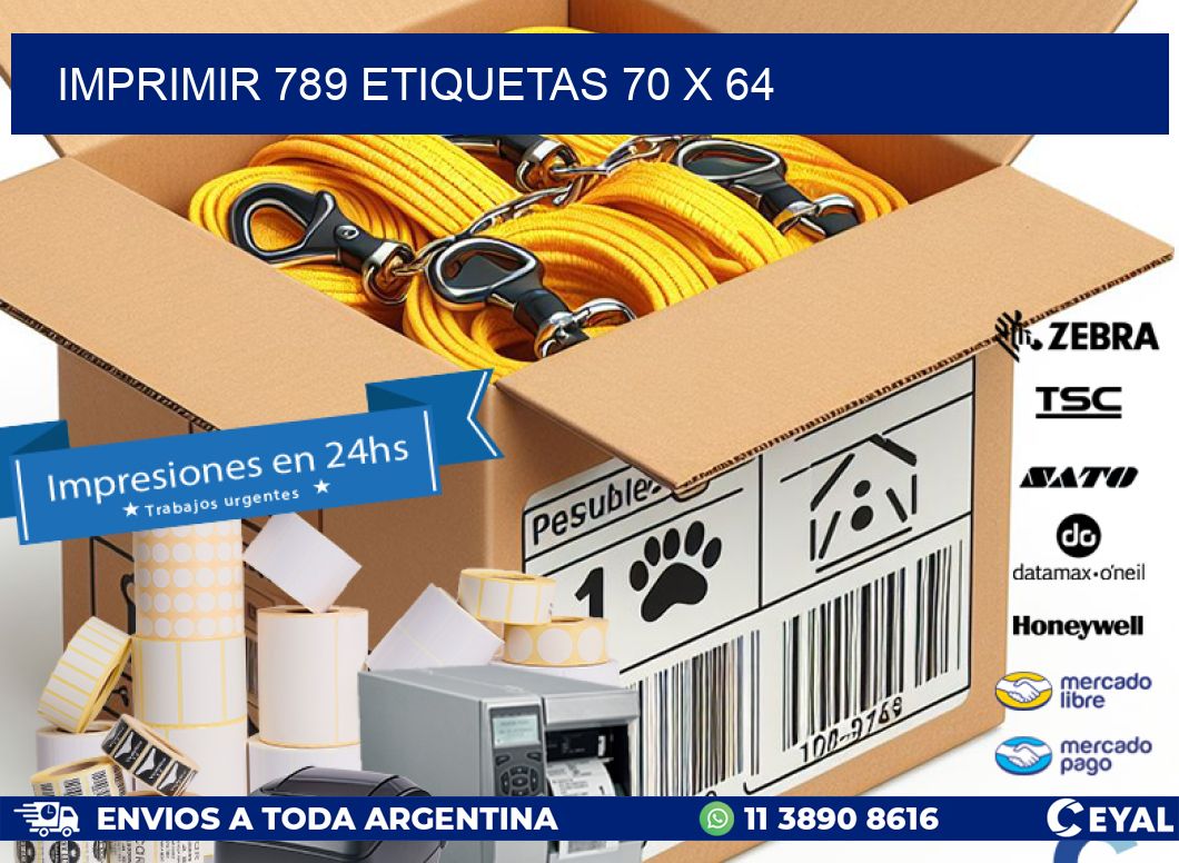 IMPRIMIR 789 ETIQUETAS 70 x 64