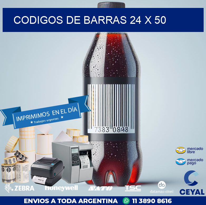 codigos de barras 24 x 50