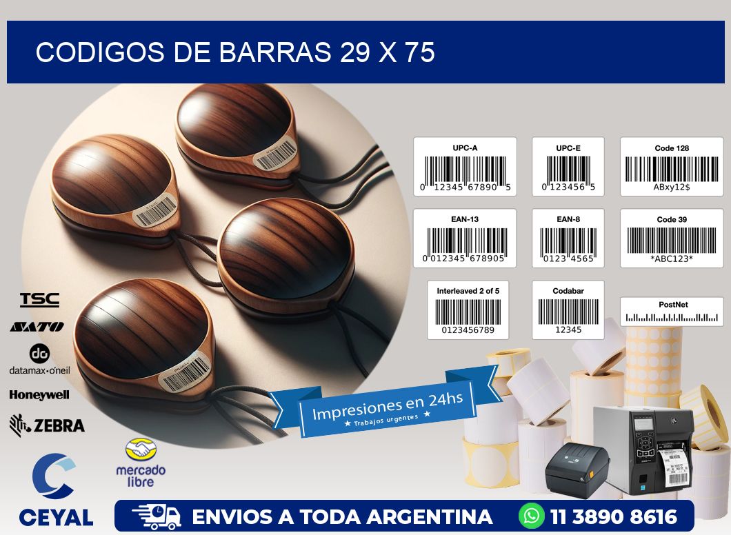 codigos de barras 29 x 75