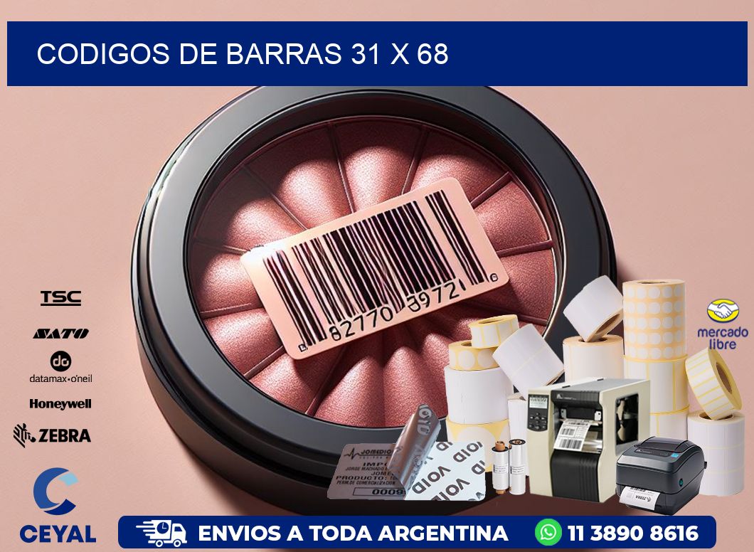 codigos de barras 31 x 68