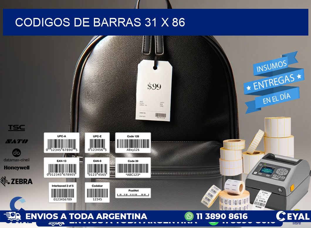 codigos de barras 31 x 86
