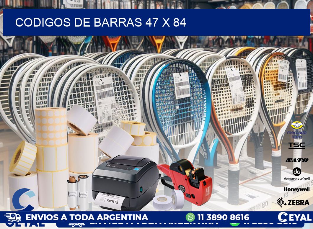 codigos de barras 47 x 84