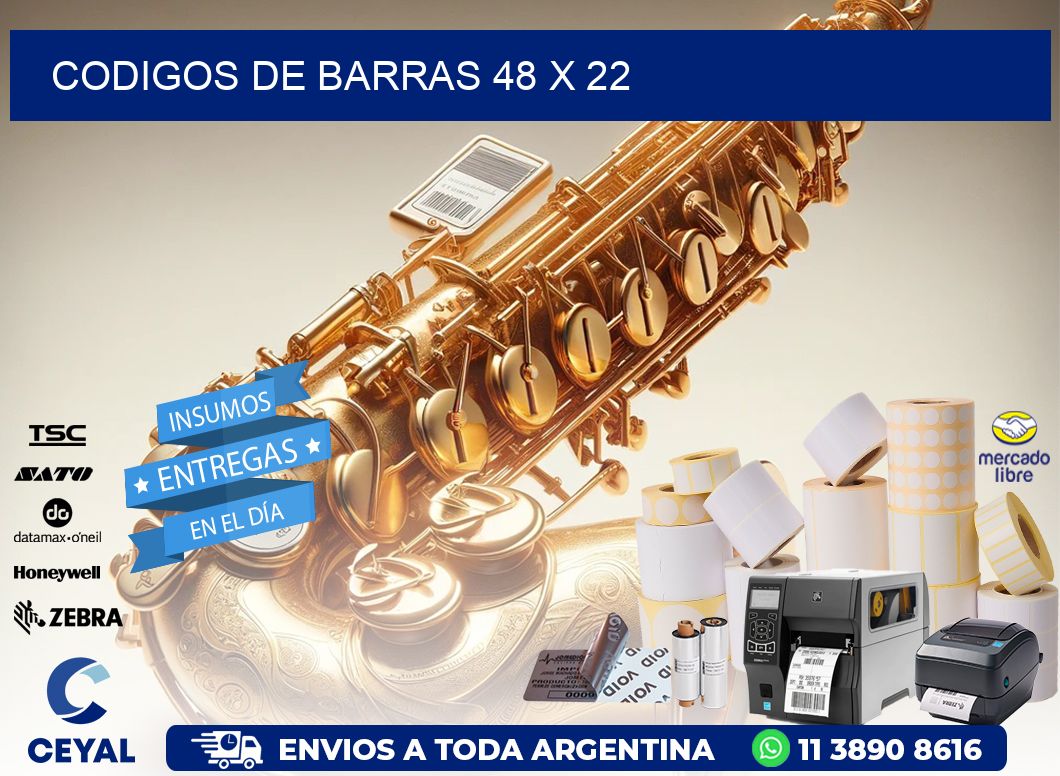 codigos de barras 48 x 22