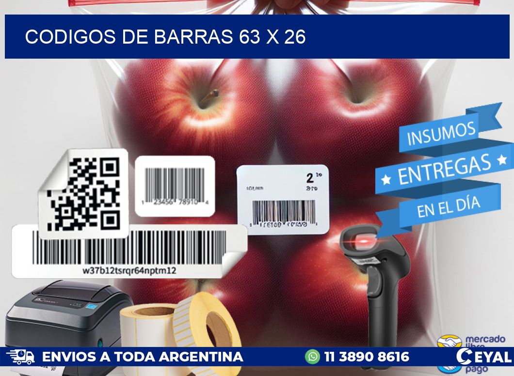 codigos de barras 63 x 26