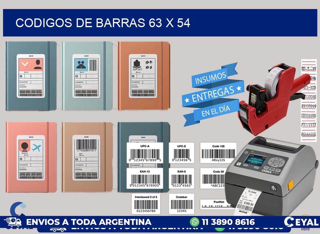 codigos de barras 63 x 54