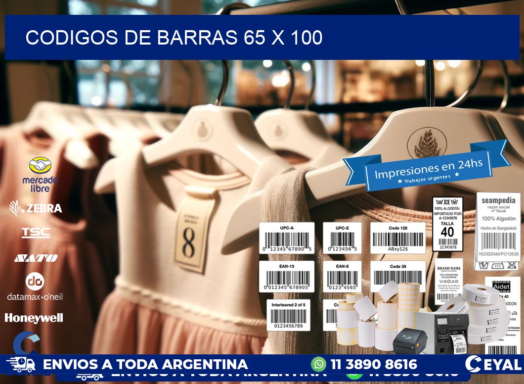 codigos de barras 65 x 100