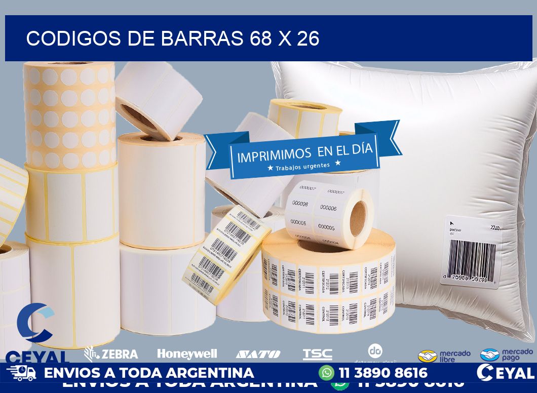codigos de barras 68 x 26