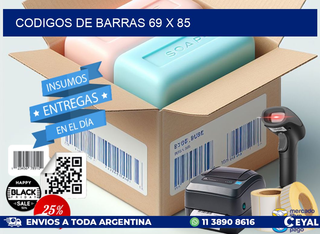 codigos de barras 69 x 85
