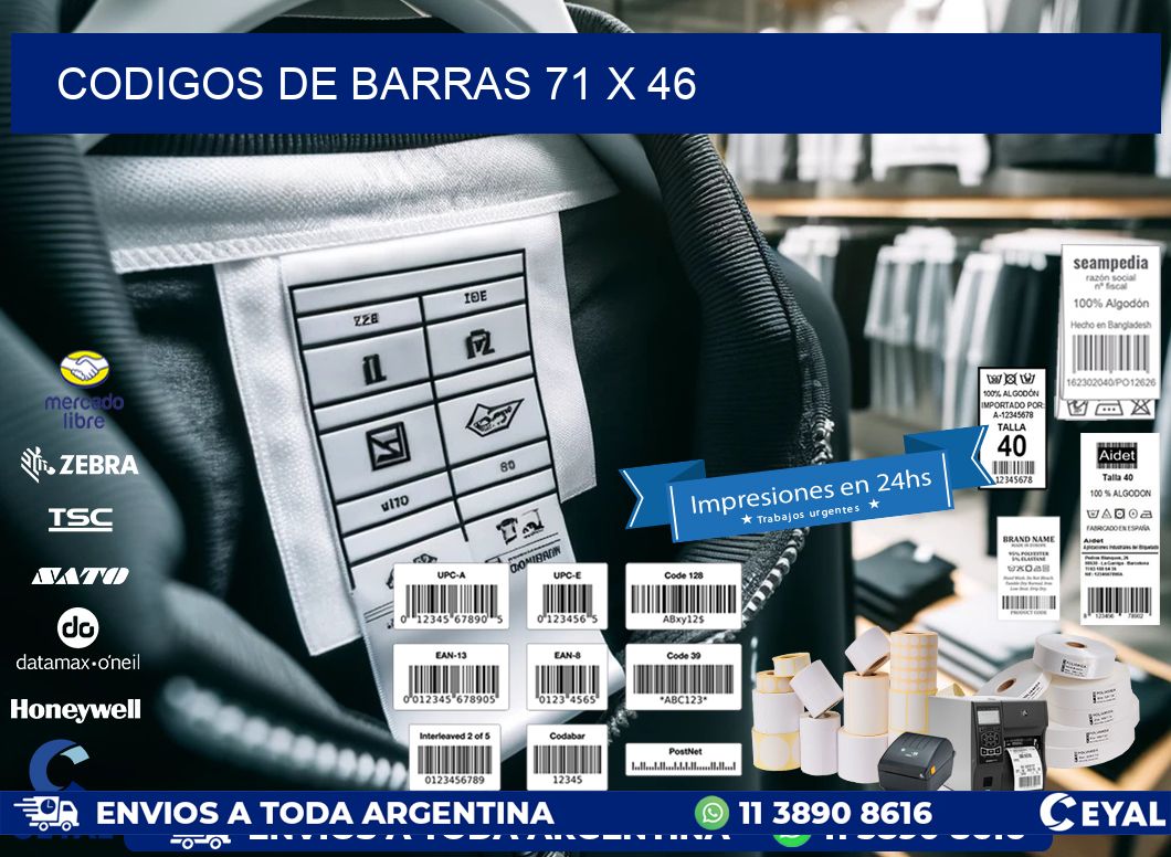 codigos de barras 71 x 46